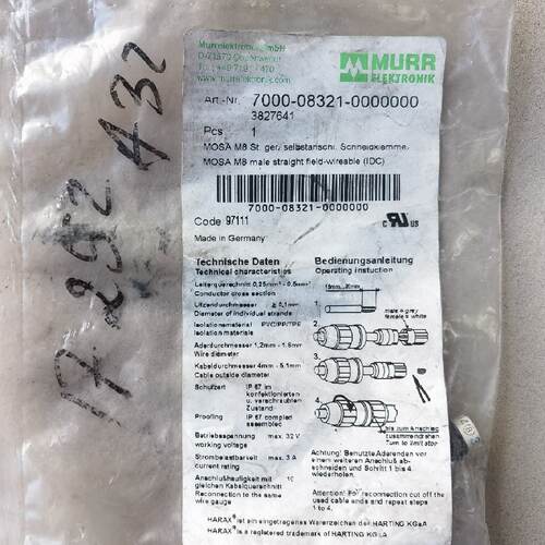 溢价-穆尔MURR连接器 7000-08321-0000000 原