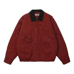 TIRES「澄砺」日系复古圣达菲棉服夹克 工装水洗宽松厚外套秋冬