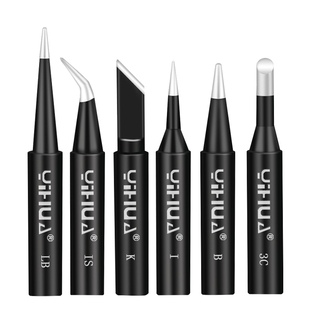 谊华黑金刚936通用烙铁头内热式刀头马蹄头8786D焊台电焊头洛铁头