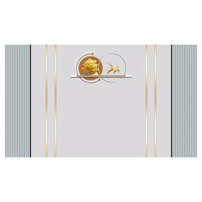 高级感3d立体简约壁布全国上门贴