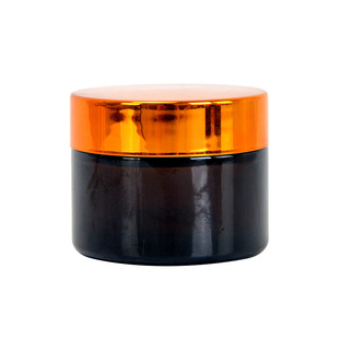 高档茶色膏霜分装瓶5g100g化妆品瓶避光玻璃面霜空瓶眼霜便携小样