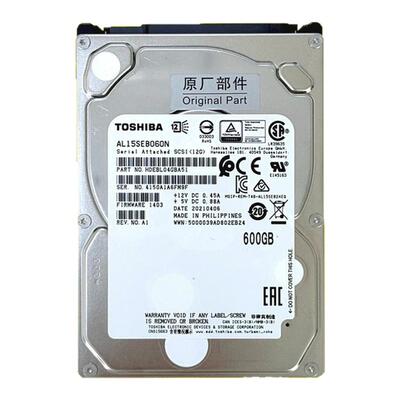 东芝AL14SEB060N 600G SAS 128M缓存10K 2.5寸服务器二手机械硬盘