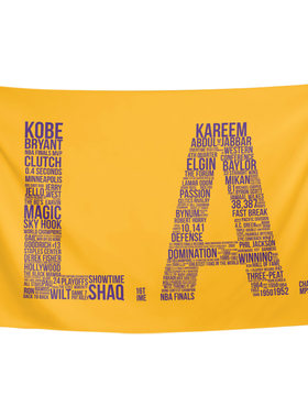 lakers洛杉矶湖人队墙壁