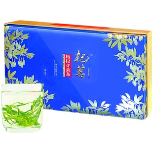 宁夏特产枸杞芽尖茶礼盒装正宗枸杞鲜嫩芽苟杞茶叶120g杞茗新芽茶