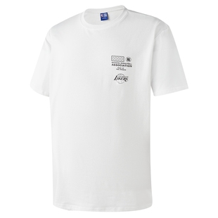 NBA官方正品新款公牛队/湖人詹姆斯圆领宽松运动休闲短袖T恤