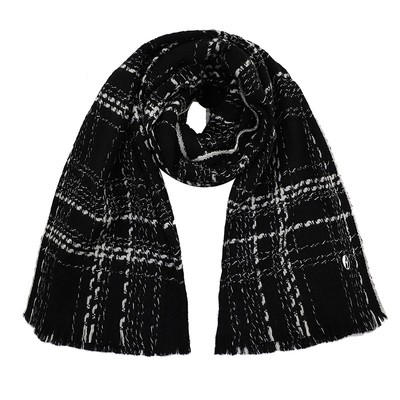 ELLE羊毛小香风围巾女冬季披肩