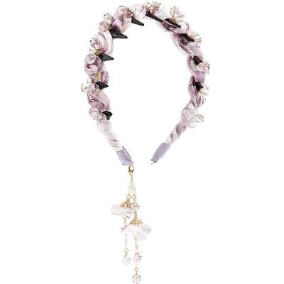 兰诺网纱水晶发箍女款带齿