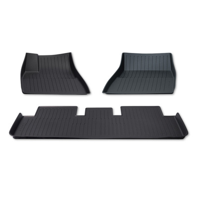 特斯拉（Tesla）官方Model 3 前后排全天候全包围TPE脚垫原装套餐