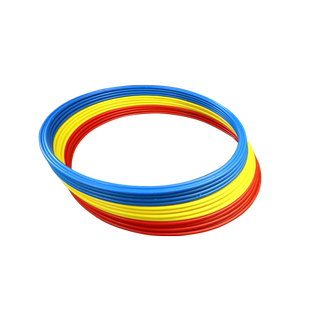 幼儿园户外体能运动跳格子感统训练篮球足球步伐训练家用跳圈圈环