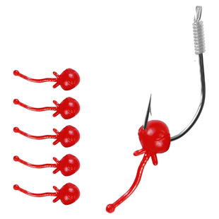 动态逗钓软珠鱼浮球野钓反底钓浮珠假饵软饵鲫鱼钓钓饵蚯蚓鱼饵