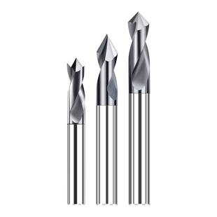 钨钢倒角刀定位钻60度90度120度倒角刀质合金定心钻CNC数控定心钻