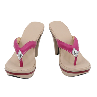 原神雷神巴尔 八重神子雷电将军cos鞋定制 Cosplay游戏女靴制作