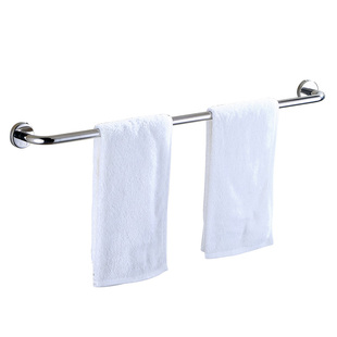 sus304不锈钢毛巾杆单杆加长毛巾架免打孔卫浴五金挂件浴室毛巾挂