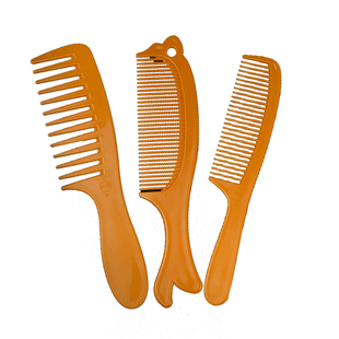 苹果牌防静电耐高温细齿梳木梳子按摩梳子理发梳子超耐用木电超梳