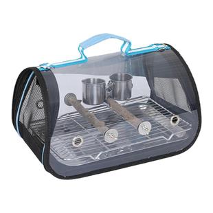 鹦鹉外出便携鸟包背带式玄凤鹦鹉外带斜挎包遛鸟包冬天保暖外出笼