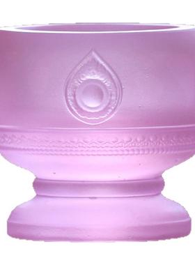 古法琉璃梵华烛台佛前供奉