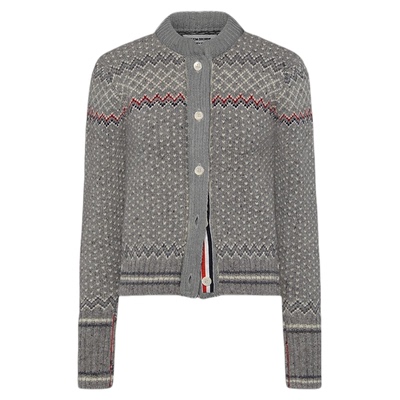 女式针织开襟衫费尔岛开衫