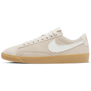 Nike/耐克正品BLAZER LOW 女子开拓者翻毛皮薄荷休闲滑板鞋AV9373