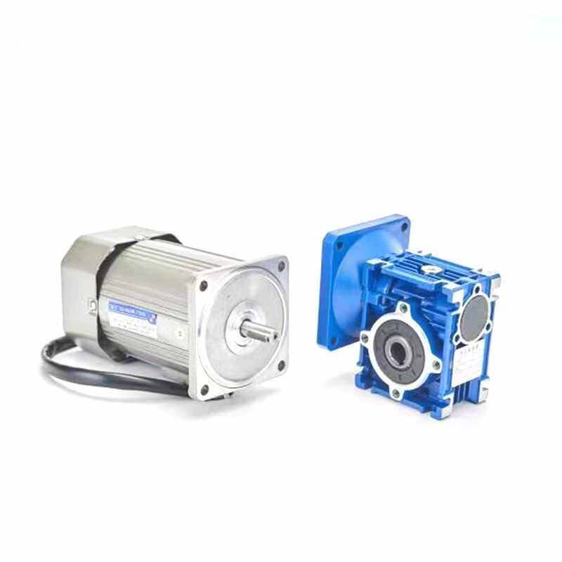 蜗轮NMRV涡轮蜗杆减速电机一体60w90W120w250W交流调速220V大力矩