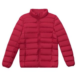 本命年红色轻薄羽绒服女冬季2025年新款爆款女装中年短款高端外套