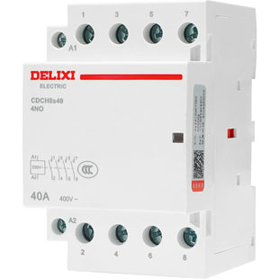 德力西家用交流接触器小型CDCH8s 63A建筑220V宾馆25A常开16A40A