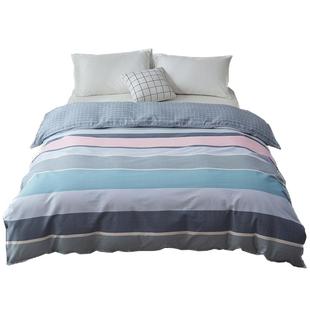 纯棉被套单件150x200单双人1.5春秋儿童全棉床单被罩200x230被单