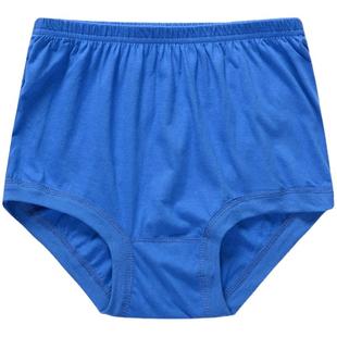 中老年人男士内裤纯棉100全棉三角裤父亲裤头爸爸薄款短裤大码