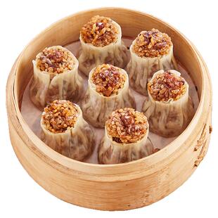 思念香菇猪肉粒纸皮烧麦800g营养早餐薄皮糯米烧卖冷冻半成品食材
