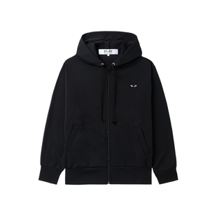 IT CDG PLAY COMME des GARCONS川久保玲情侣款连帽拉链卫衣外搭