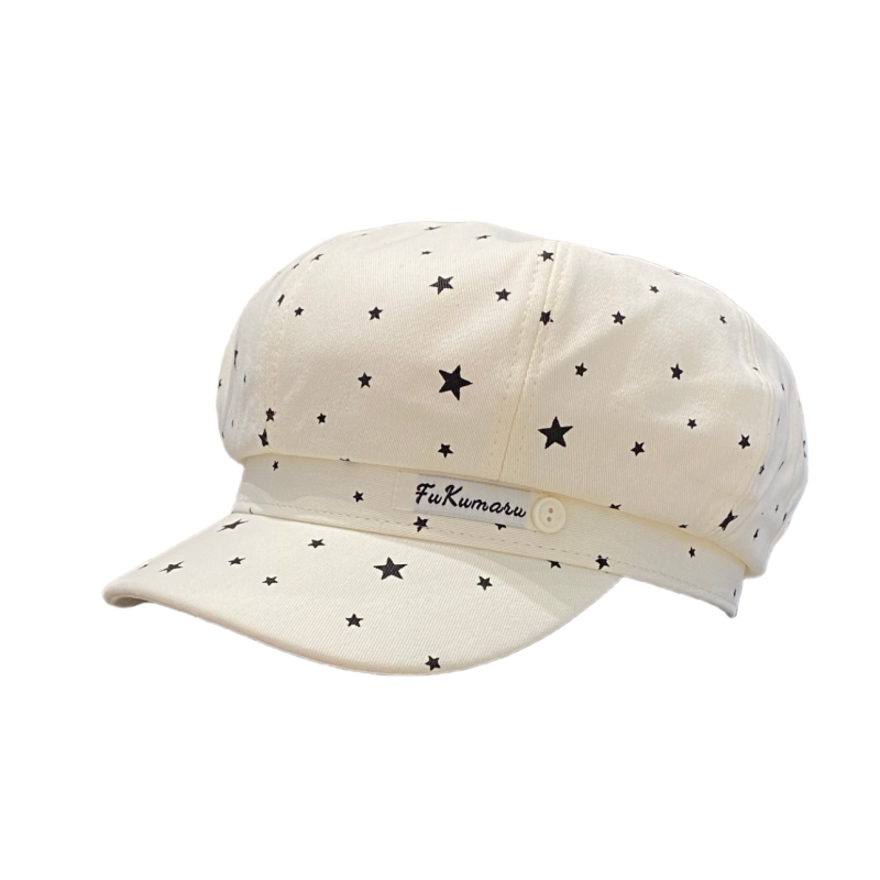 韩版时尚星星八角帽子女春秋出游