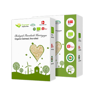 味道王国进口有机纯燕麦片早餐冲饮即食营养速食代餐无添加蔗糖