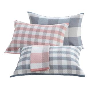 纯棉枕巾一对装全棉学生枕头垫巾吸汗加大厚枕头巾防滑单人枕芯巾