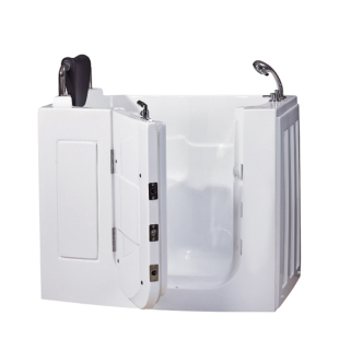 步入式开门老人日式浴缸小户型残疾人无障碍座位恒温长者瘫痪坐泡