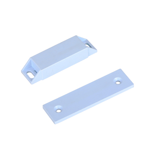 白色蓝色长条磁力扣HC-HFU70工业铝门框半导体医疗设备门吸HFU69