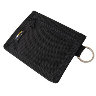 美国杜邦弹道尼龙考度拉1680D面料对折钱包挂绳多卡位尼龙银包