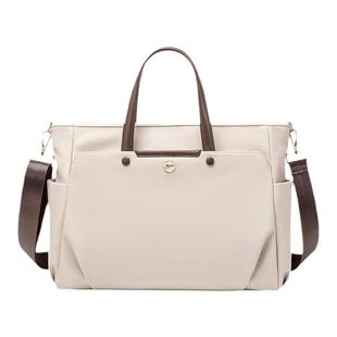 高级感男女士商务手提公文包通勤托特a4笔记本电脑多分隔层大容量