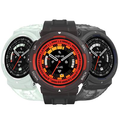 双色半透明设计潮流表盘智能手表