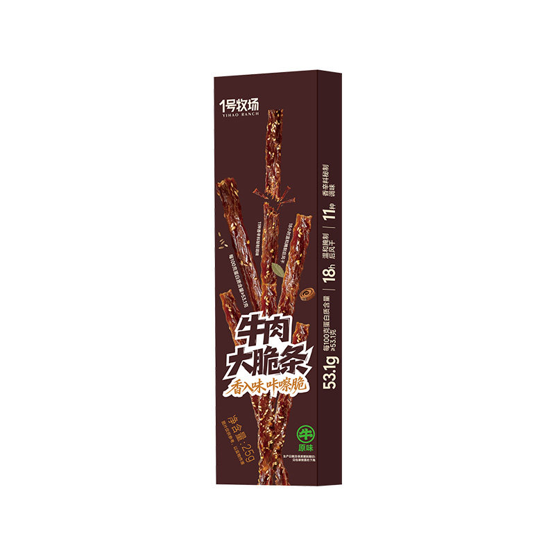 原切牛肉大脆甜高蛋白牛脆脆零食