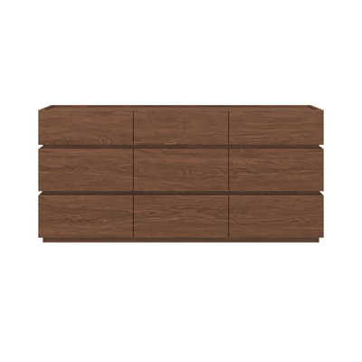 定制实木魔方三四六九斗柜客厅靠墙储物柜胡桃橡木卧室收纳床头柜