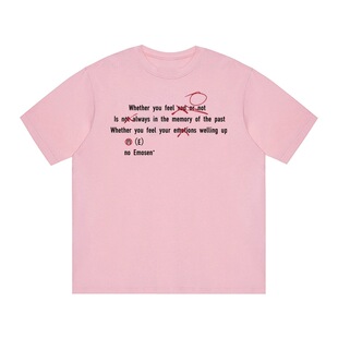 100%纯棉白色短t恤女美式2024夏季新款宽松遮屁股学生圆领ins上衣