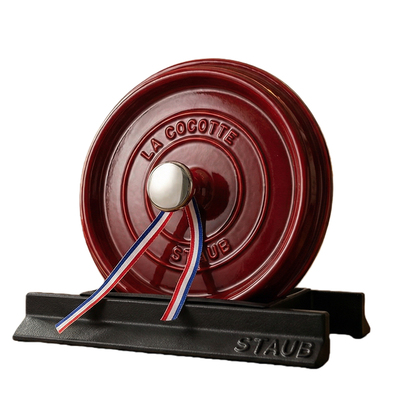 法国Staub珐宝珐琅铸铁锅盖架