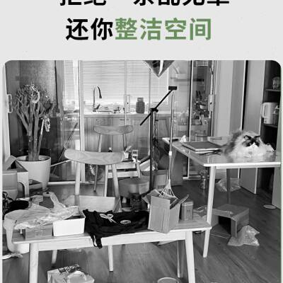 2023萌助猫爬架猫笼猫厕猫砂盆一体猫屋实木猫窝猫厕所猫别墅猫爬