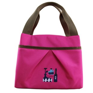 韩版手提便当包防水保温包饭盒袋学生午餐包加厚大小号上班带饭包