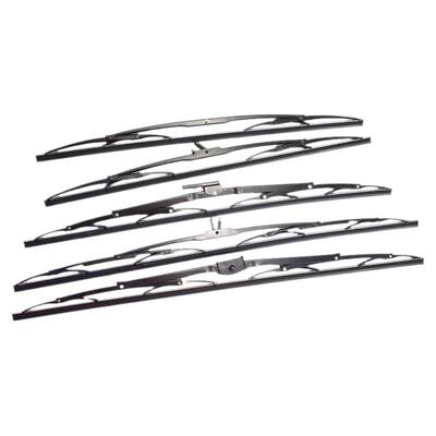 穿螺丝雨刮器挖掘装载机 大客货车轮船中巴校吊车雨刷片U型钩有骨