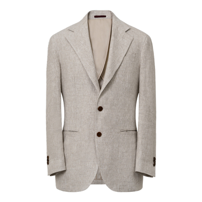 那不勒斯亚麻西服春夏