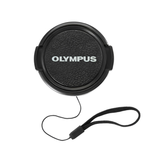 奥林巴斯单反相机镜头盖penftv保护盖em epl om 37mm35dc带防丢绳