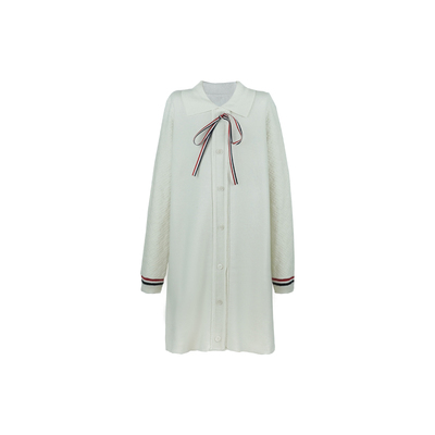 迟伞伞灰色双面呢大衣