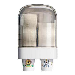 取杯器饮水机一次性杯子水杯架子家用壁挂免打孔收纳纸杯架