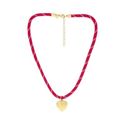 petit moments LOCKET 垂褶项链 红色REVOLVE小众新款