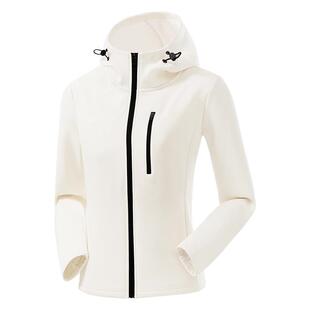 雪中飞软壳外套女2026新款早春休闲户外登山服女士运动连帽夹克PC